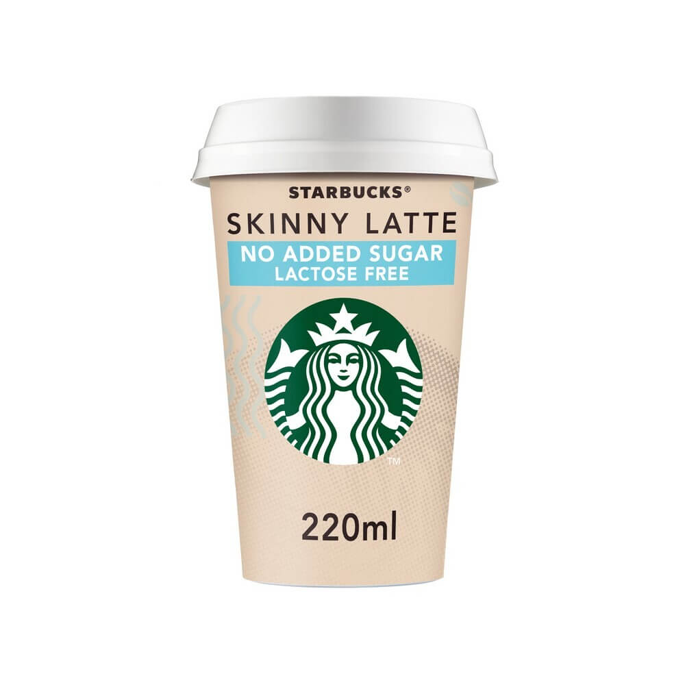 skinny latte starbucks lactofree 220ml